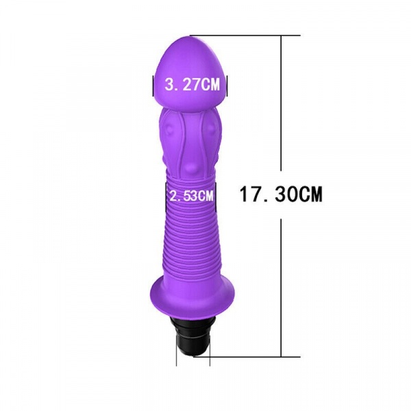 Фаллоимитатор для секс-машины Lindemann, фиолетовый, 13 см